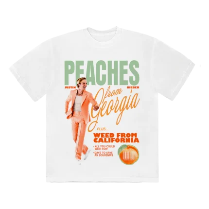 Drew Justin Bieber Peaches T-Shirt