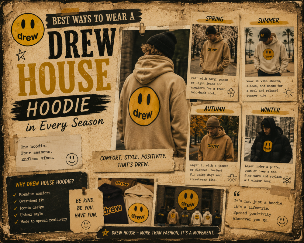 Best Ways to Wear a Drew House Hoodie in Every Season