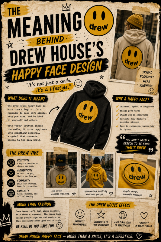 The Meaning Behind Drew House’s Happy Face Design